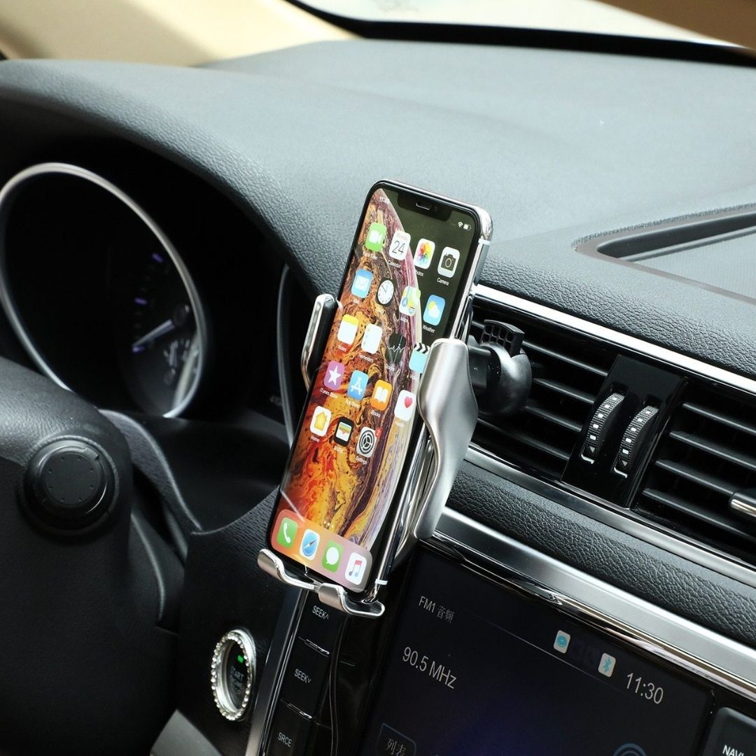 CarClamp™ - Qi Wireless Car Phone Charger With Automatic Clamping & Infrared Sensors