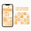 1200+ Soft Orange Aesthetic App Icons Pack For iPhone/iOS
