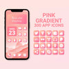 300+ Pink Gradient App Icons Pack For iPhone/iOS