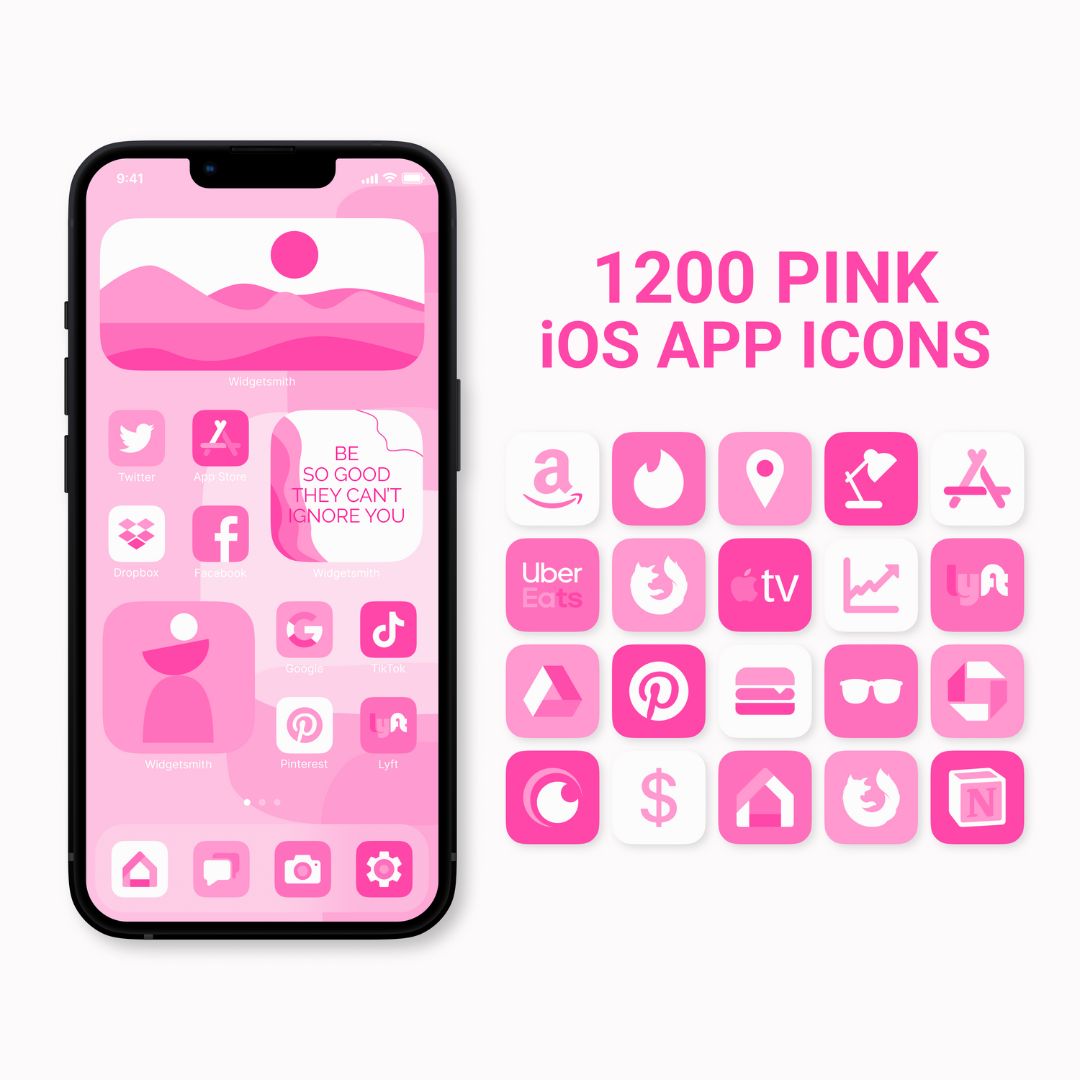 Pink Iphone Icon