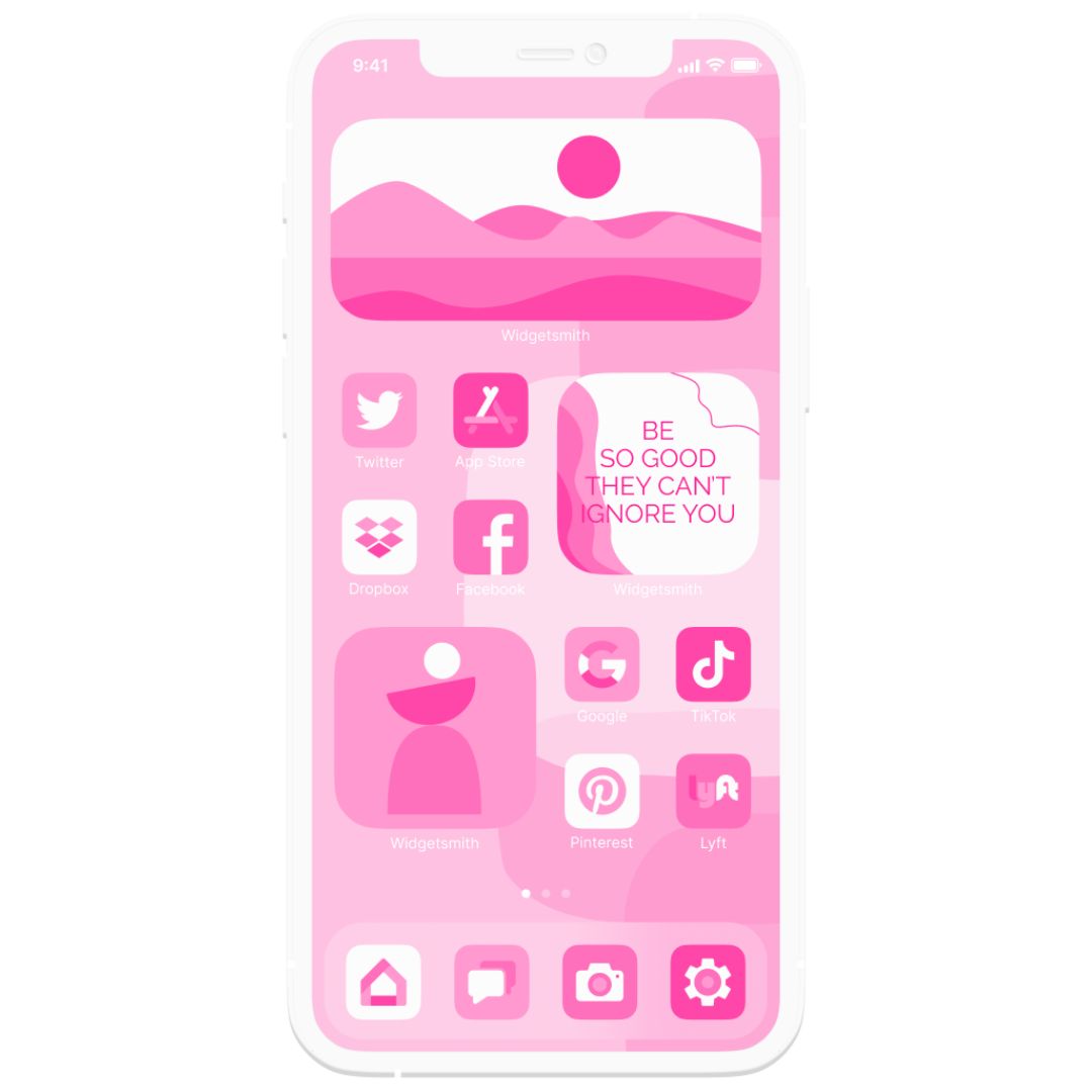 1200+ Soft Pink Aesthetic App Icons Pack For iPhone/iOS