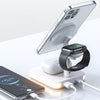 Load image into Gallery viewer, GlowStation™ - 3-in-1 MagSafe Magnetic Wireless Charging Dock With Ambient LED Lighting