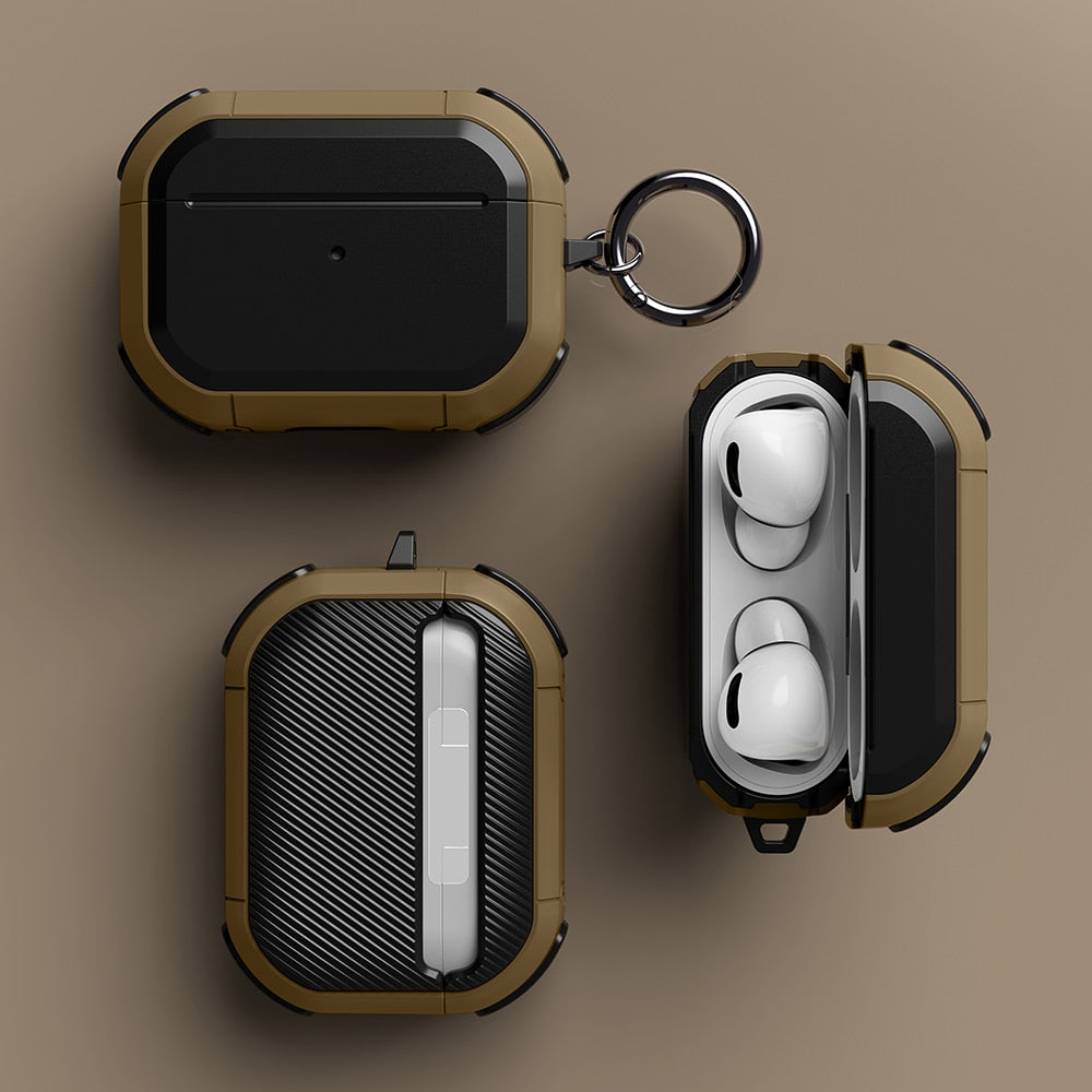 Shockproof AirPods Case With Wireless Charging Compatibility