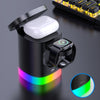 Load image into Gallery viewer, HexHub™ - 4-in-1 MagSafe Wireless Fast Charging Dock With RGB Lighting