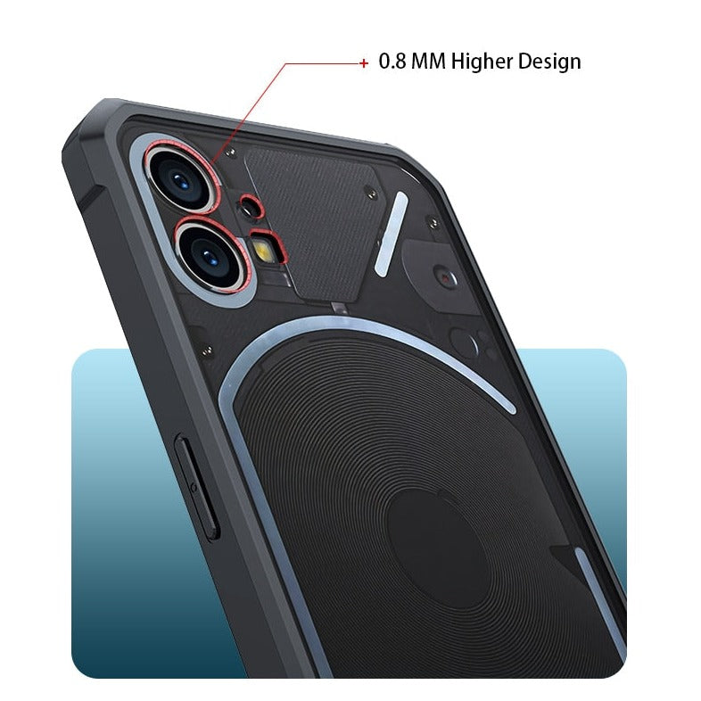 Drop-Proof Case For Nothing Phone (1) With Transparent Back
