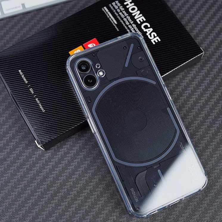 Cablenova Drop-Proof Case For Nothing Phone (1) With Transparent Back Cablenova Drop-Proof Case For Nothing Phone (1) With Transparent Back