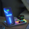Load image into Gallery viewer, HexPad™ - 4-in-1 Wireless Fast Charging Station With RGB Lighting