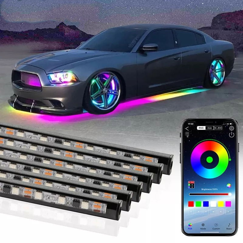 Cablenova UnderGlo™ - App Controlled LED Underglow Kit For Car