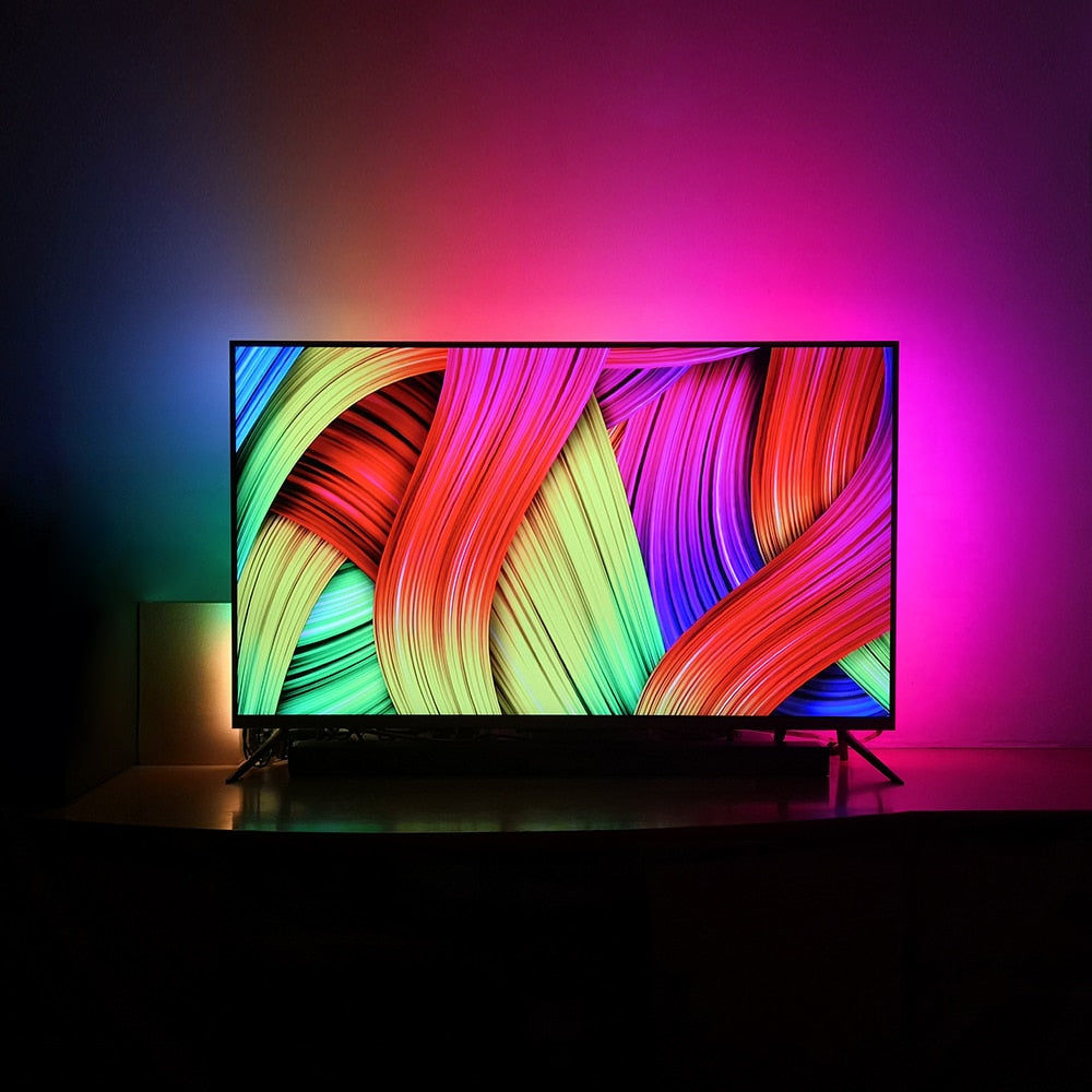 Ambient LED Backlight Strip For PC Monitor - Graphically Responsive RGB Lighting