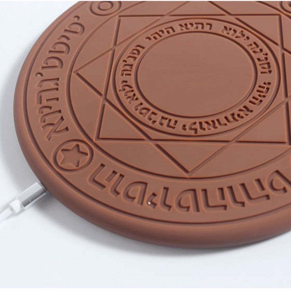 Magic Ritual Circle Qi Wireless Charger With Fast Charging & Light-up Display